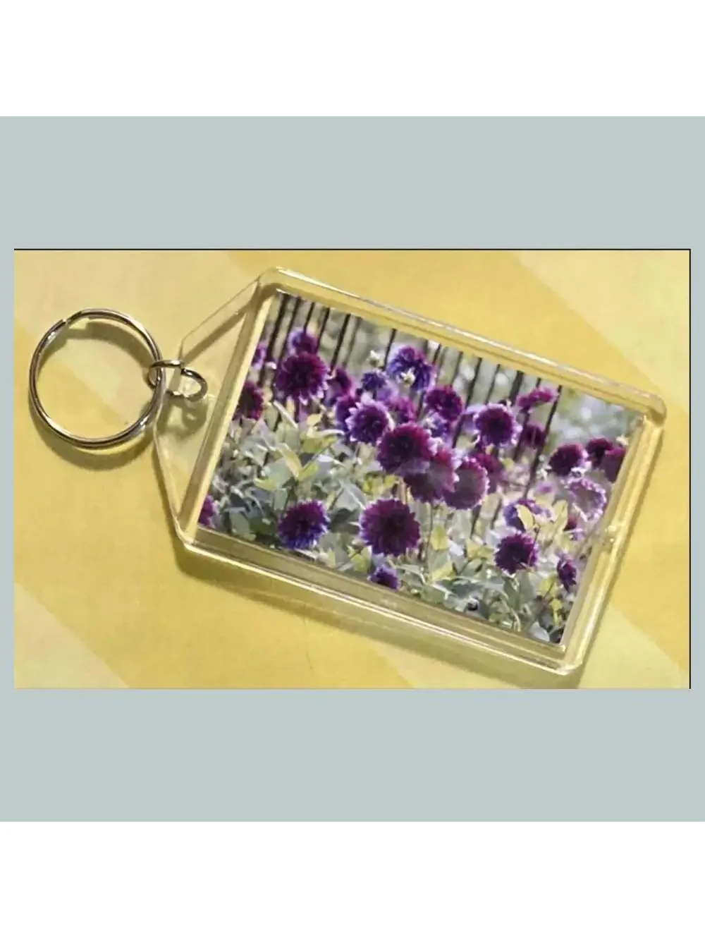 3678 Dahlia Acrylic Keychain | Floral Keychain | Flower Lover Gift